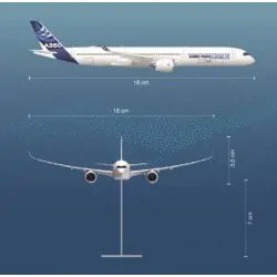 Airbus A350-1000 airplane model in 1:400 scale