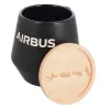 Sustainable Airbus black mug