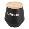 Sustainable Airbus black mug