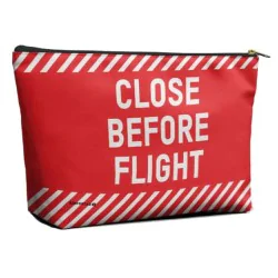 CLOSE BEFORE FLIGHT Pouch