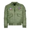 CWU Kids Flight Jacket with patches
