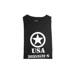 "Allied Star" T-shirt Black