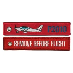"Remove Before Flight Tecnam P2010" Keychain