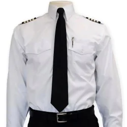 Camisa de piloto de manga larga