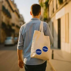 Airbus blue patch with velcro