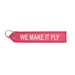 AIRBUS "WE MAKE IT FLY" key ring – Pink