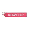 AIRBUS "WE MAKE IT FLY" key ring – Pink