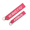 AIRBUS "WE MAKE IT FLY" key ring – Pink