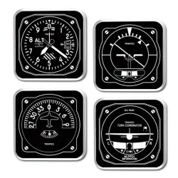 Black & White Instrument Coasters