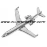Pin CRJ 200 Plateado