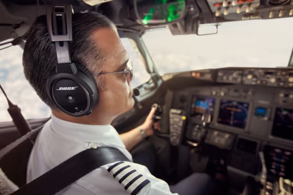 Enjoy a peaceful, comfortable flight with Bose A20